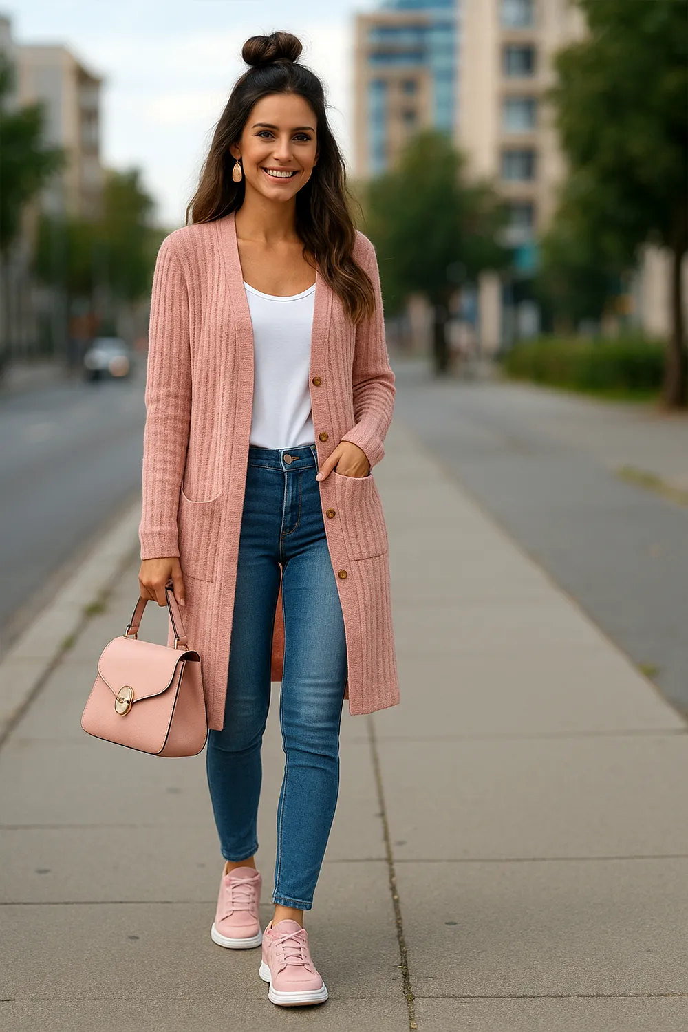 Frischer Alltagslook mit femininer Note
