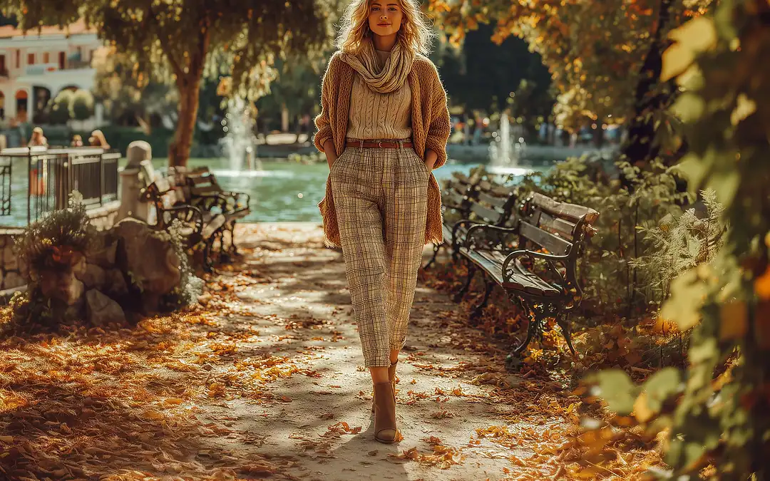 Karo-Hosen: Die schönsten Herbst-Outfits für Frauen